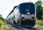 AMTK 58 speeds the Texas Eagle east at County Road 348